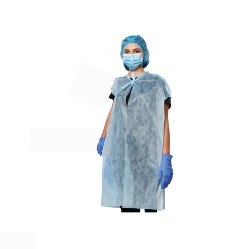 Накидка медична для вiдвiдувача, з розрiзами для рук, спанбонд 30 g/m2(г/м2), нестерильна, одноразового використання, ,ТМ «АХІЛЛ»